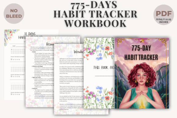 775-DAYS Habit Tracker Workbook: A Comprehensive Guide to Long-Term Success