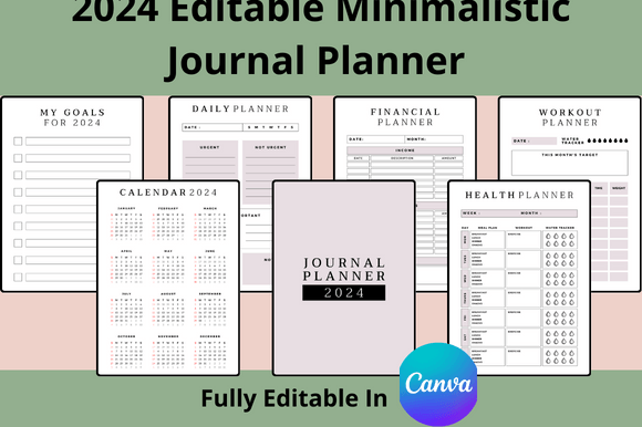 Minimalistic Editable Journal Planner: A Comprehensive Guide for 2024