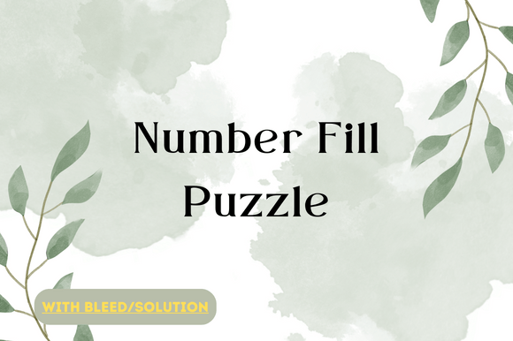 Number Fill Puzzle: A Smart Way to Boost Mental Skills