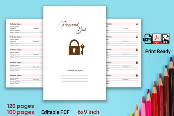 Password Recorder Print Ready