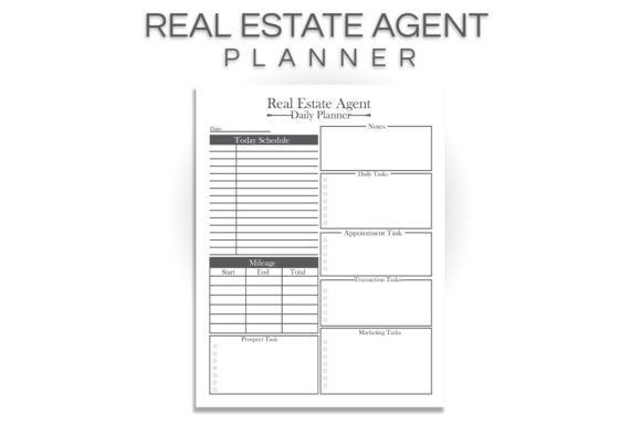 Real Estate Agent Daily Planner: Streamline Your Workflow and Maximize Productivity