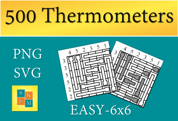 Thermometers Logic Puzzle